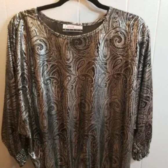 Paisley Long Sleeve Top - Picture 1 of 2